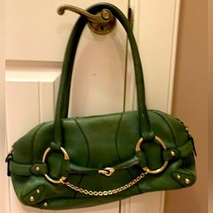 Gucci Horse-bit Green Shoulder Bag Purse